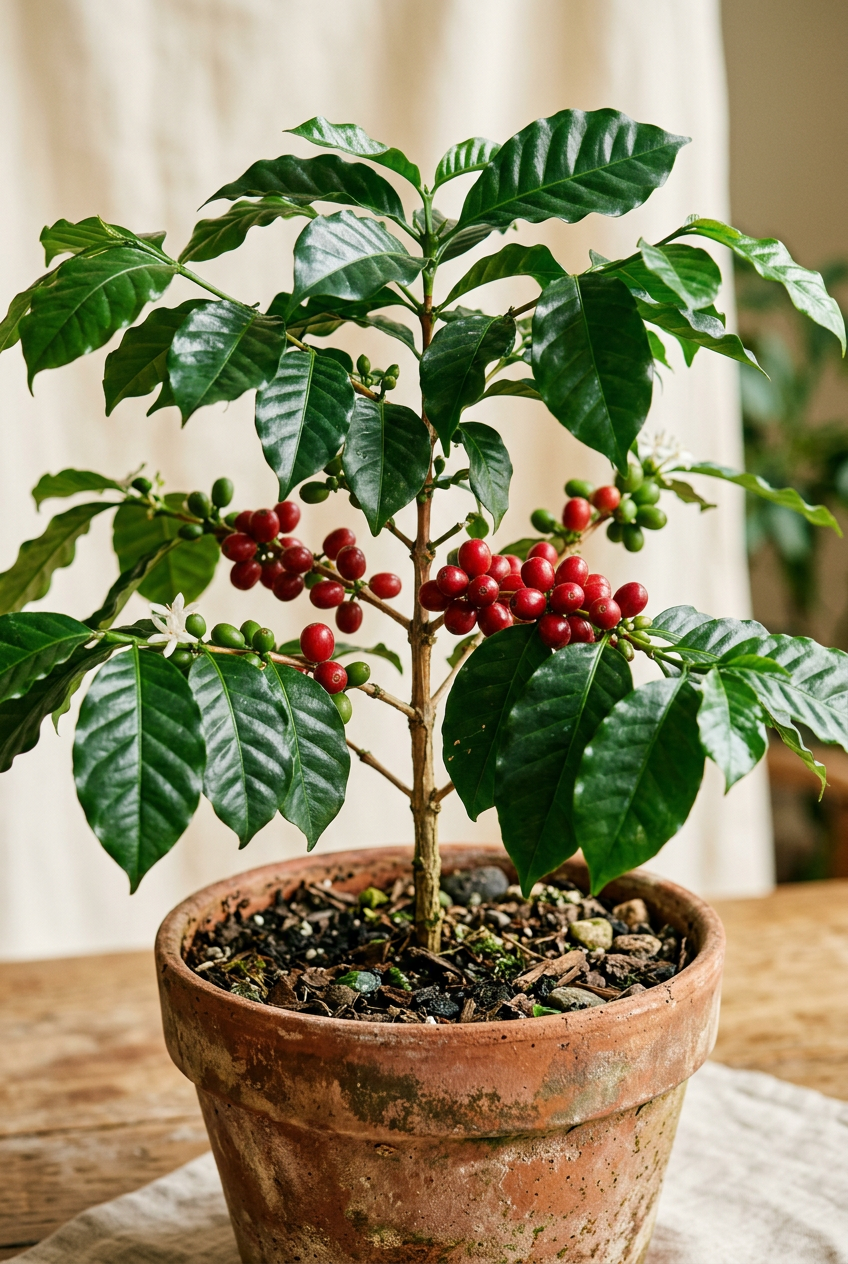 Coffee Plant | Coffea | Live Sapling | Blueberry Botanicals