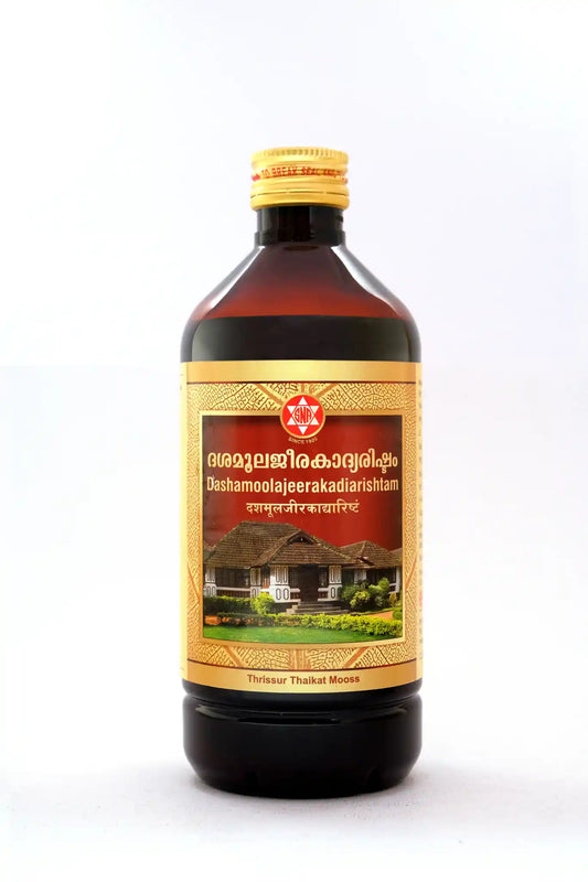 Dashamoolajeerakaadiarishtam (450 mL) – Ayurvedic Postnatal Recovery & Digestive Tonic