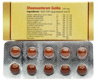 Dhaanuantaram Kashayam Tablets 50pcs - Ayurvedic Postnatal- Blueberry Botanicals