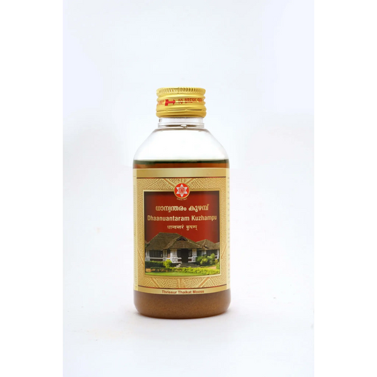Dhaanuantaram Kuzhampu – 200mL-Ayurvedic Herbal Paste for Joint Pain, Paralysis & Postnatal Recovery