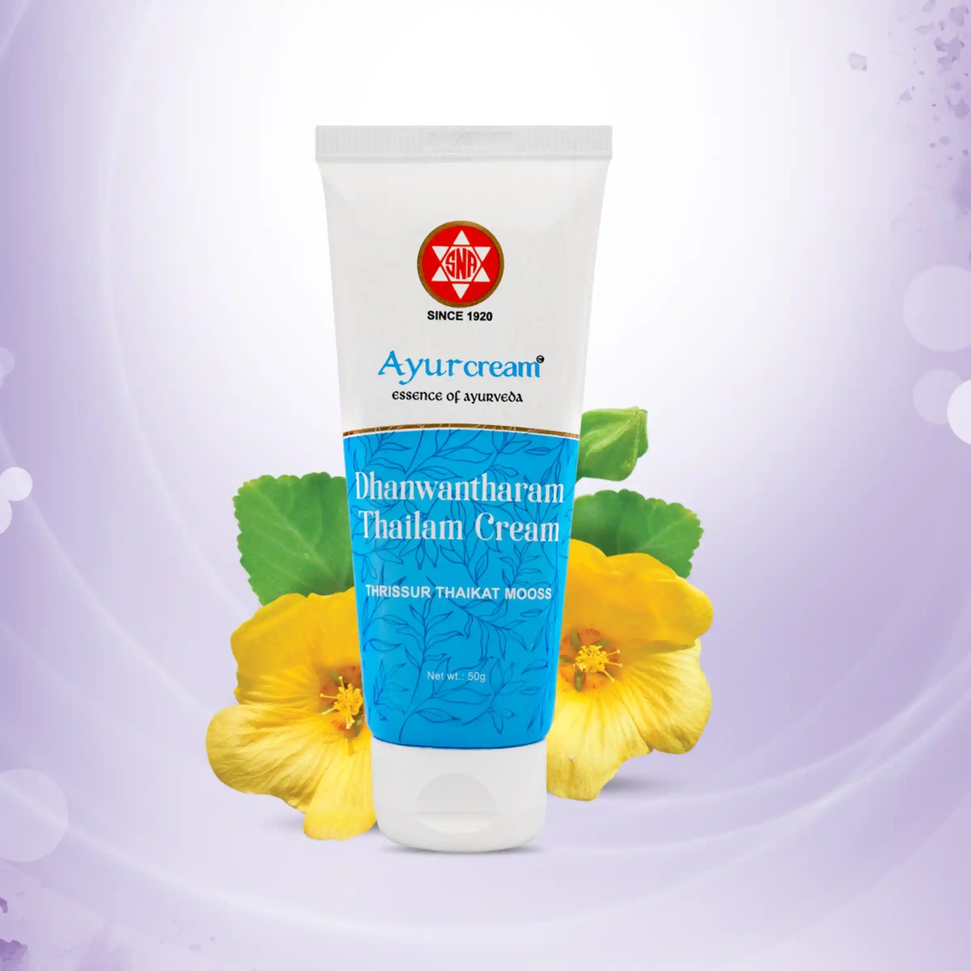 Dhaanuantaram Thailam Cream 50g Ayurvedic Women's Health & Post-Pregnancy Care | Blueberry