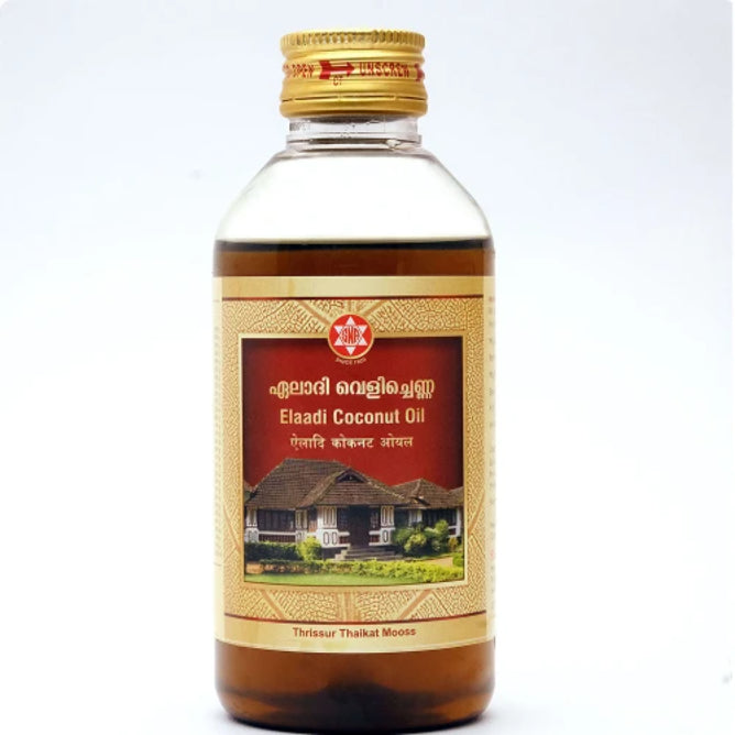 Elaadi Coconut Oil – 200mL.-Ayurvedic Oil for Skin Brightening, Allergy Relief & Complexion Enhancement