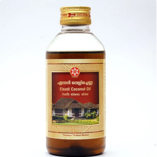 Elaadi Coconut Oil – 200mL.-Ayurvedic Oil for Skin Brightening, Allergy Relief & Complexion Enhancement