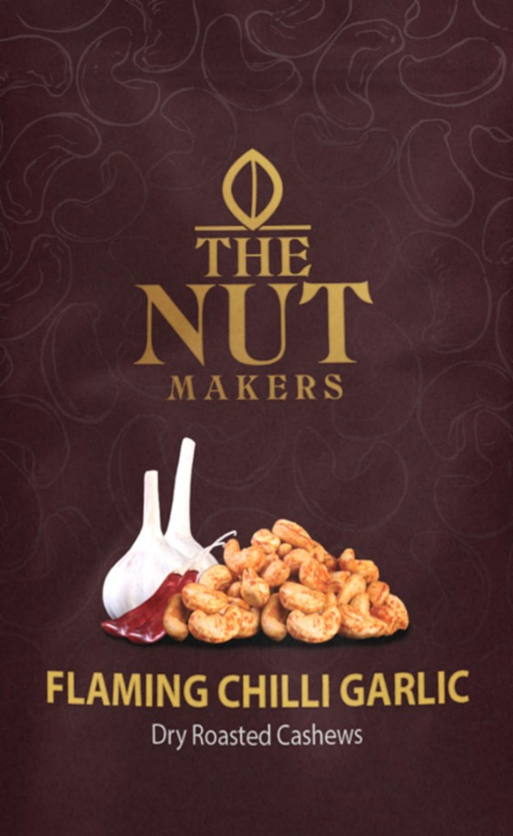 Flaming Chilli Garlic Cashews 200g Kerala Premium - Blueberry Botanicals