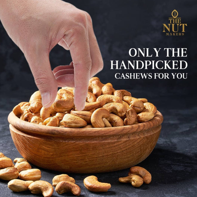 Flaming Chilli Garlic Cashews 80g Kerala Premium - Blueberry Botanicals