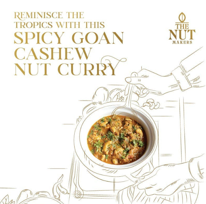 Flaming Chilli Garlic Cashews 80g Kerala Premium - Blueberry Botanicals