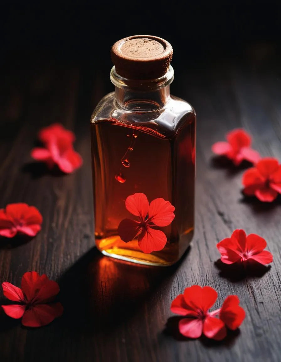 Geranium Oil 1L - Pelargonium Graveolens Pure Essential - Blueberry Botanicals