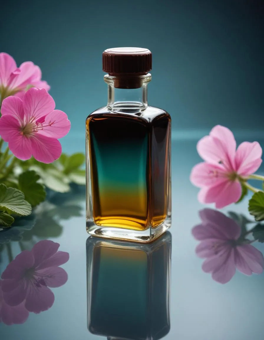 Geranium Oil 1L - Pelargonium Graveolens Pure Essential - Blueberry Botanicals