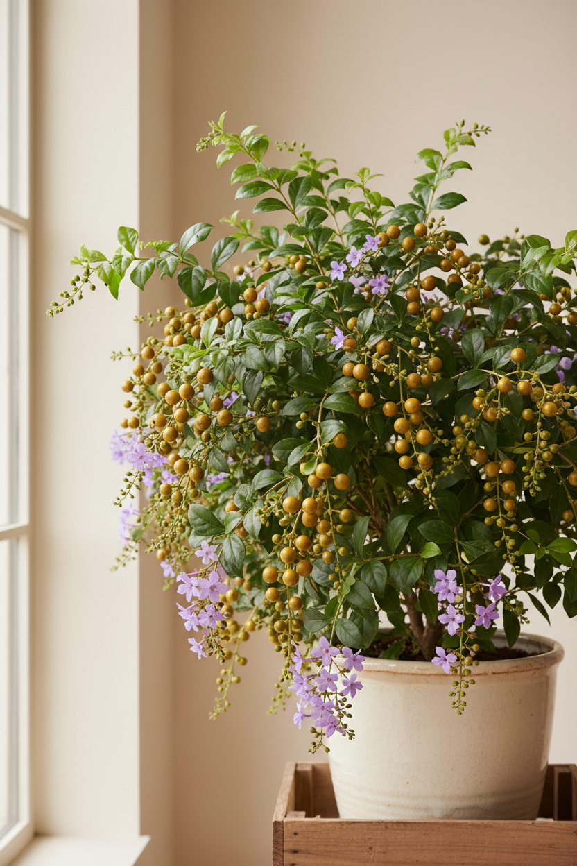 Golden Eranthemum Plant | Pseuderanthemum reticulatum | Yellow Veined Foliage Shrub India