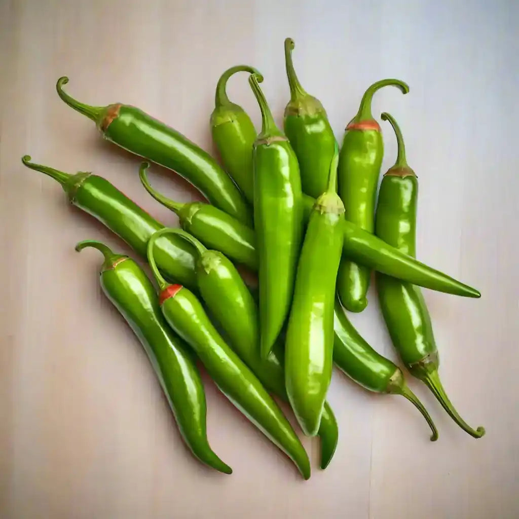 Green Chilly Seeds 60pcs - Cera Variety SHU 15000-30000- Blueberry Botanicals
