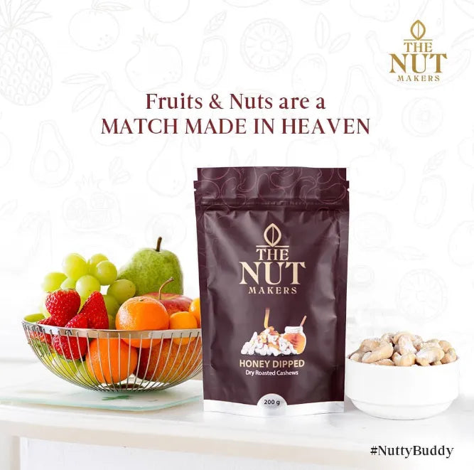 Honey Dipped Cashews 200g Kerala Premium Sweet - Blueberry Botanicals