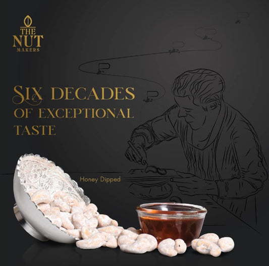 Honey Dipped Cashews 500g Kerala Premium Sweet - Blueberry Botanicals