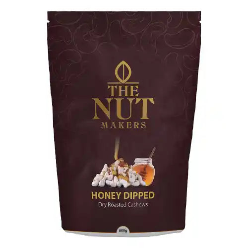 Honey Dipped Cashews 500g Kerala Premium Sweet - Blueberry Botanicals