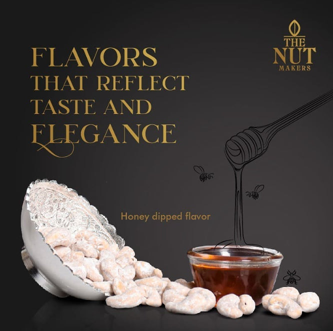 Honey Dipped Cashews 80g Kerala Premium Sweet - Blueberry Botanicals