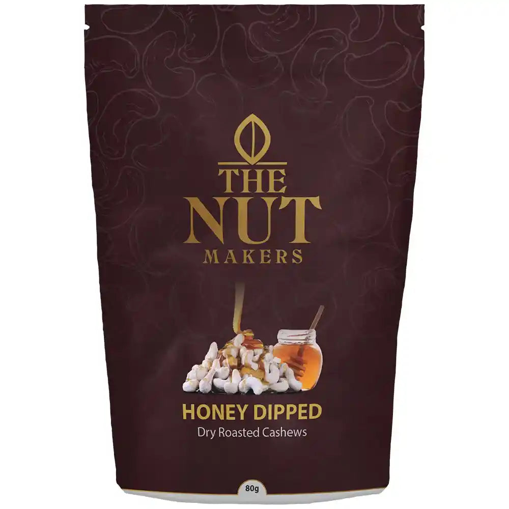 Honey Dipped Cashews 80g Kerala Premium Sweet - Blueberry Botanicals