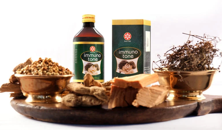 Immunotone –200 mL- Ayurvedic Immunity Booster & Wellness Tonic-II Blueberry Botanicals