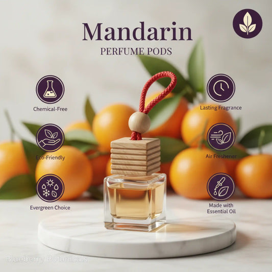 Mandarin Car Air Freshener 10ml 45-Day Sweet Citrus