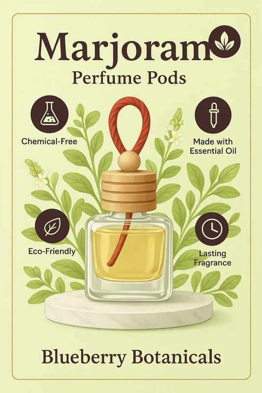 Marjoram Car Air Freshener 10ml 45-Day Herbal Calm