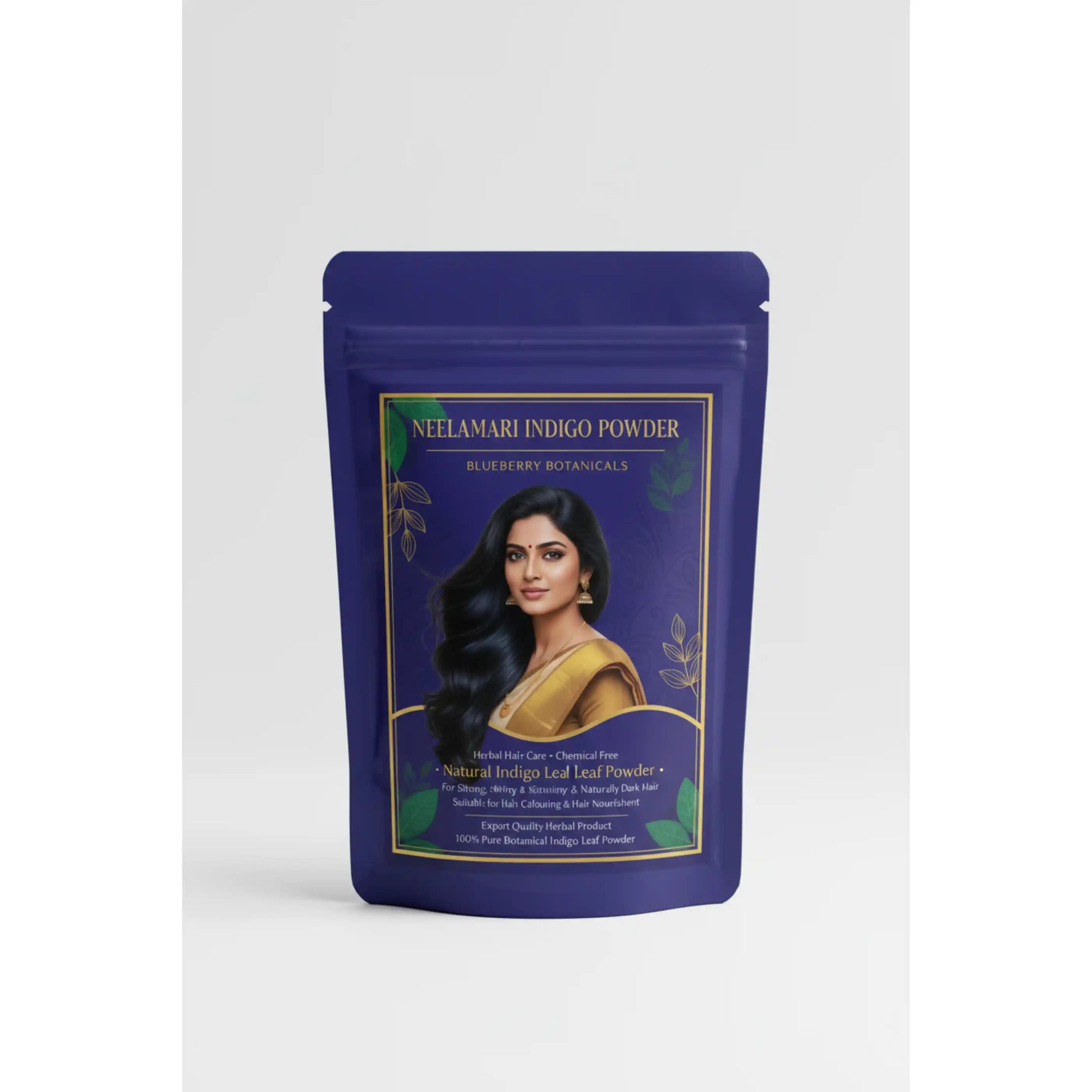 neelamari-indigo-powder-100g-pure-herbal-hair-colour-powder-indigofera-tinctoria-blueberry-botanicals-india