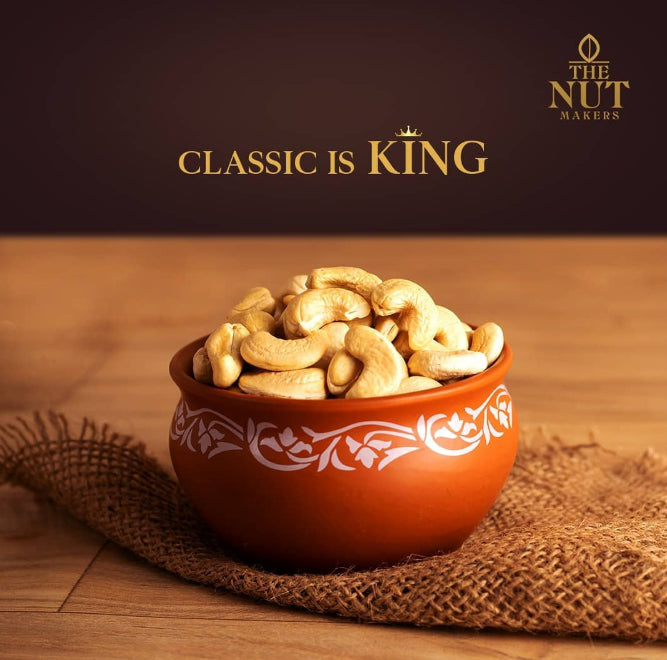 Oil Roasted Salted Cashews 200g Kerala Premium - Blueberry Botanicals