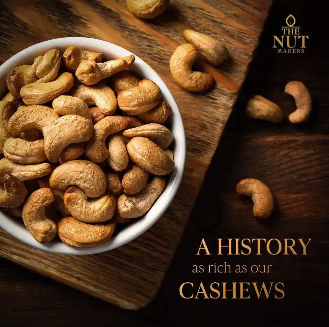 Oil Roasted Salted Cashews 500g Kerala Premium - Blueberry Botanicals