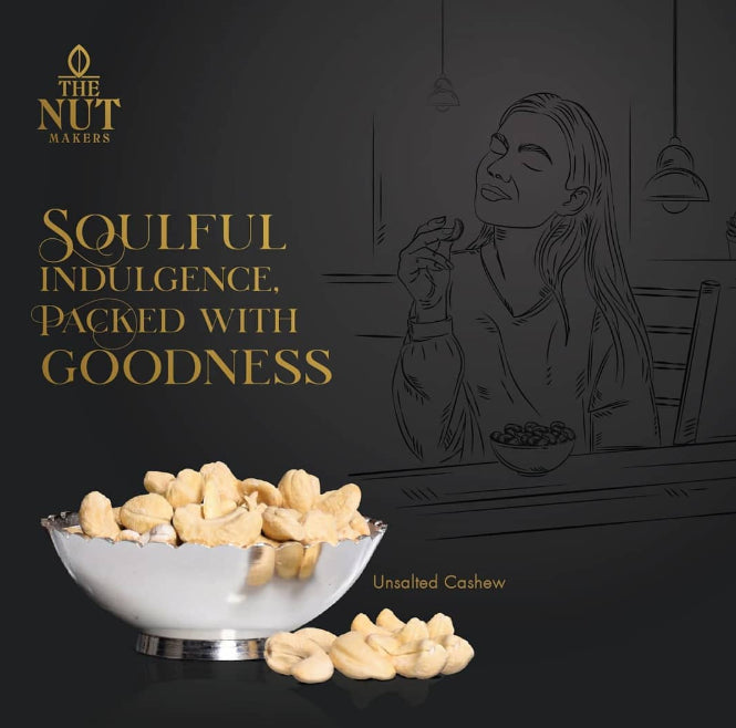 Oil Roasted Salted Cashews 80g Kerala Premium - Blueberry Botanicals