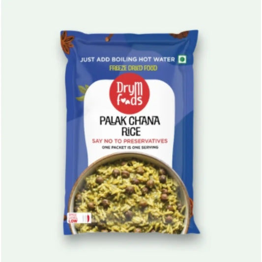 Palak Chana Rice 80g | Freeze Dried Spinach & Chickpea Meal