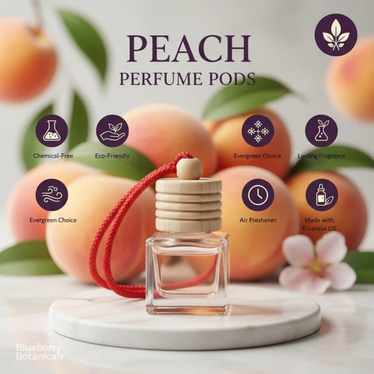 Peach Car Air Freshener 10ml 45-Day Sweet Fruity