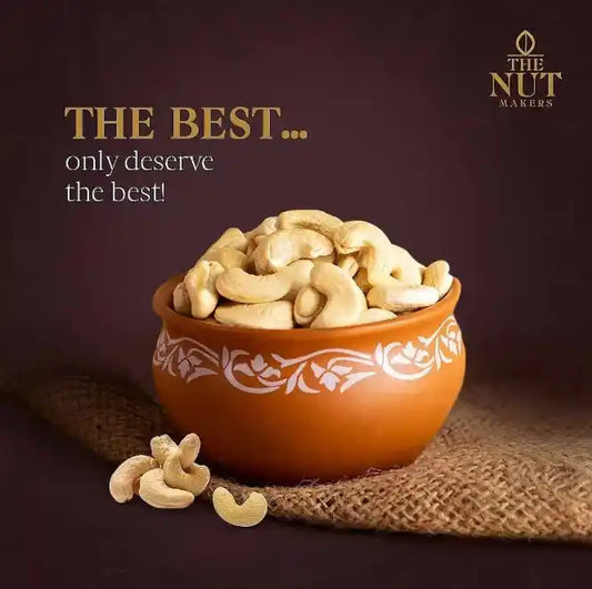 Plain W180 Cashew Nuts - Kerala Premium Grade - 1KG