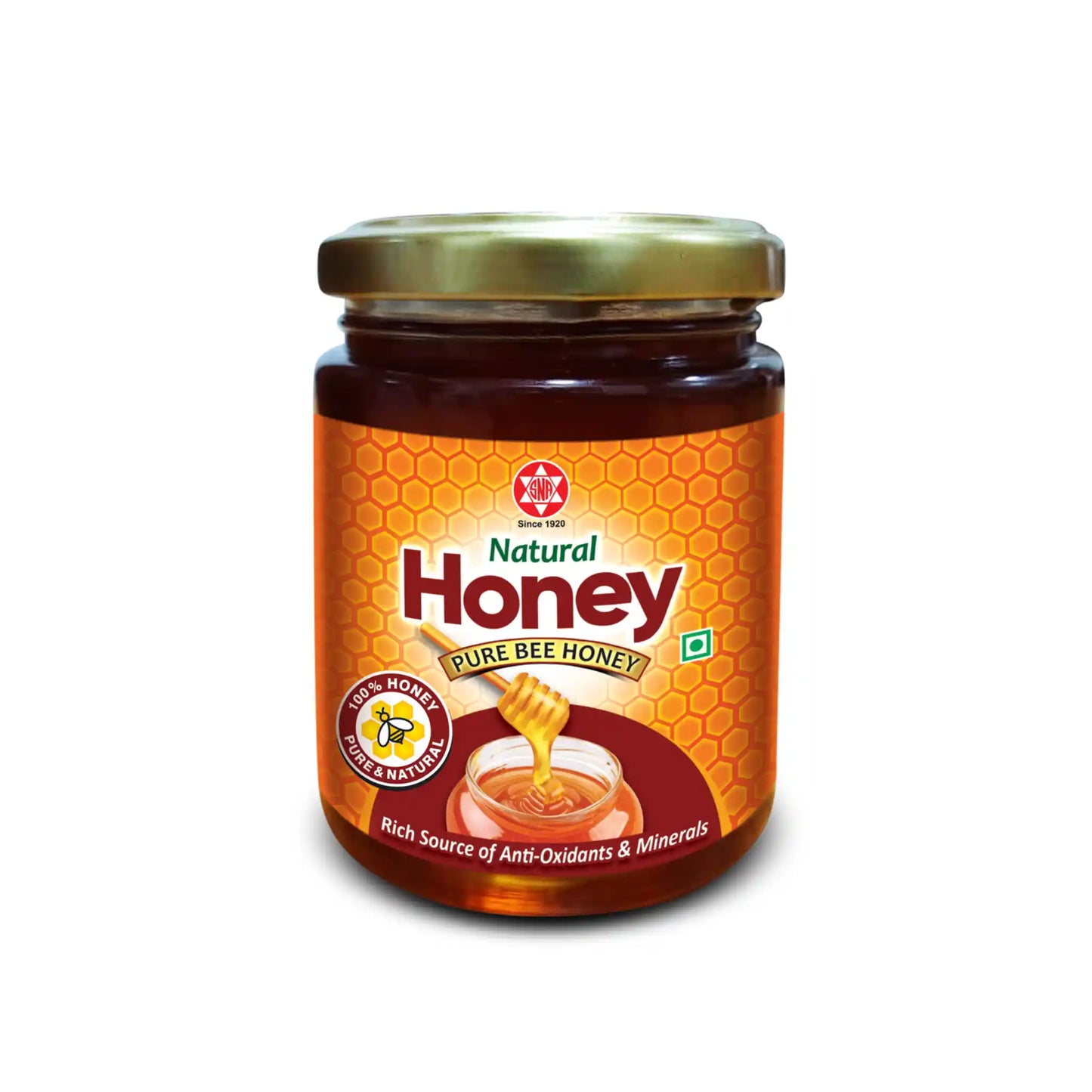Pure Honey 250g - Natural Sweetener & Ayurvedic Wellness Booster- blueberry Botanicals