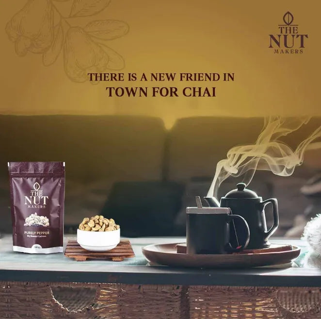 Purely Pepper Cashews 200g Kerala Premium Spicy - Blueberry Botanicals