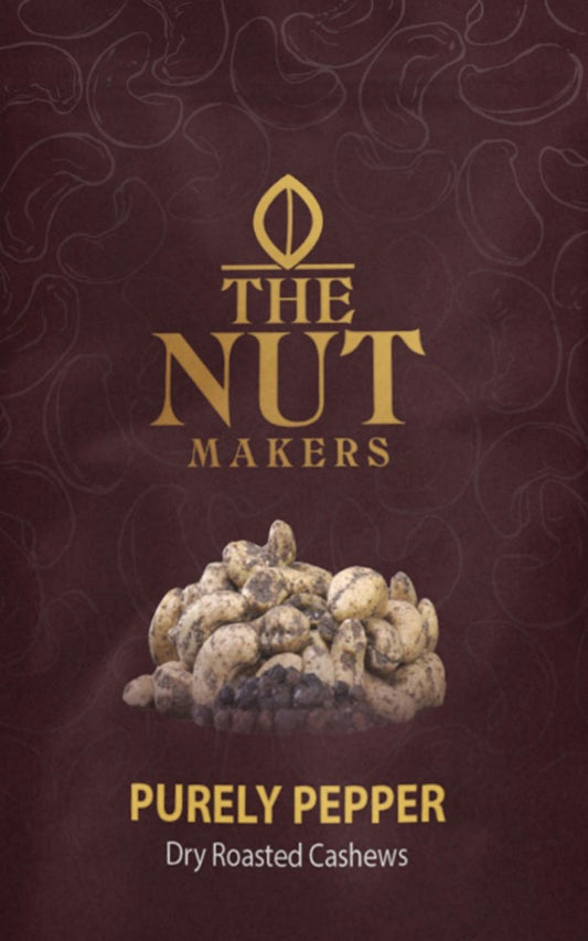 Purely Pepper Cashews 200g Kerala Premium Spicy - Blueberry Botanicals