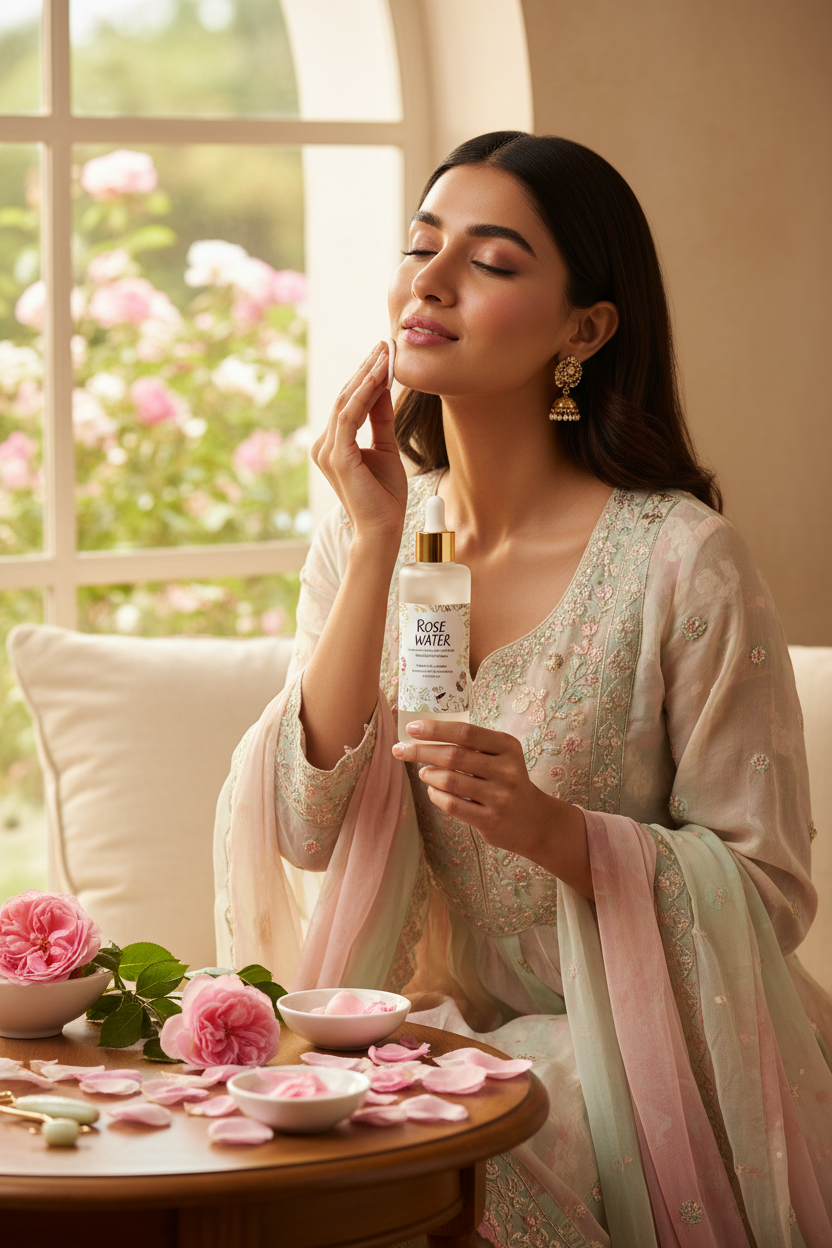 Rose Water 100ml — Traditional Herbal Skincare Toner