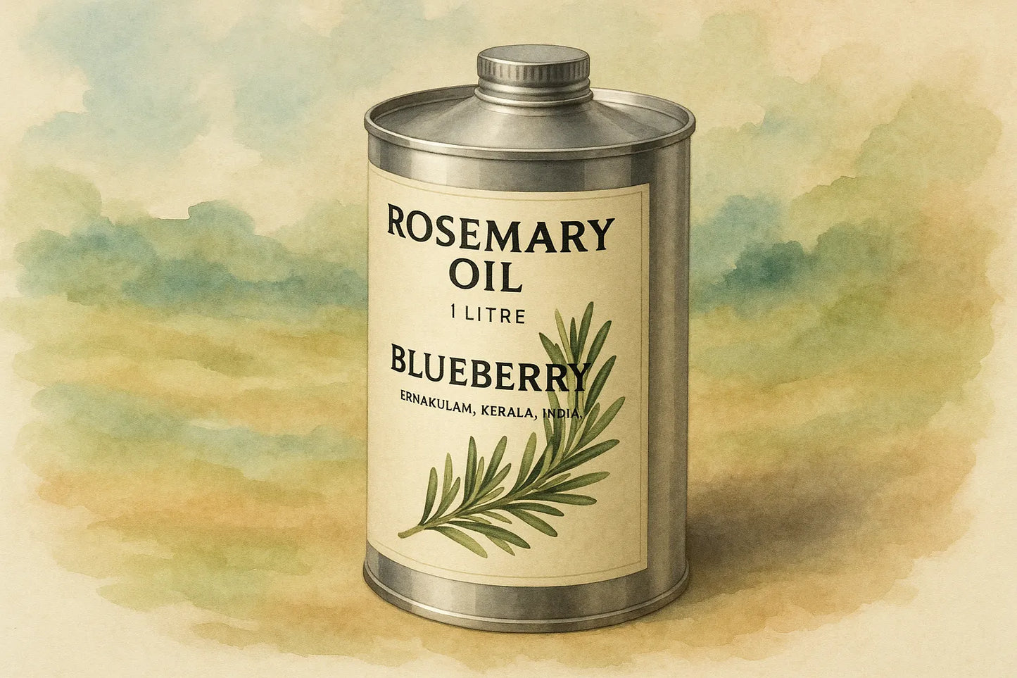 Rosemary Oil 1L - Premium Salvia Rosmarinus Therapeutic Grade