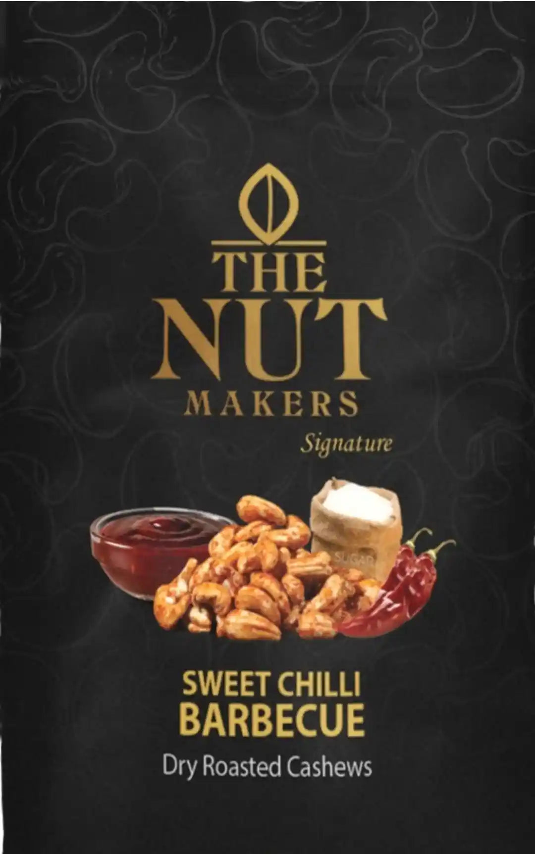 Sweet Chilli BBQ Cashews 80g Kerala Premium - Blueberry Botanicals