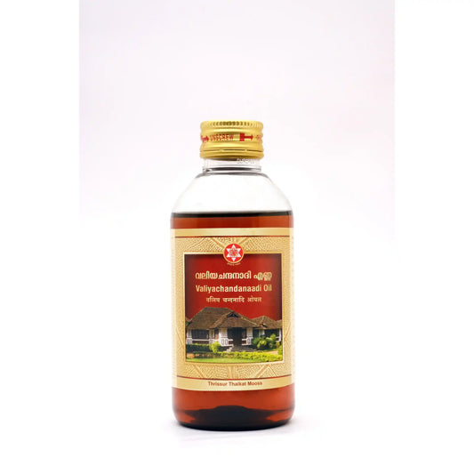 Valiya Chandanaadi Oil 200ml - Ayurvedic Cooling & Pitta Balancing Formula- Blueberry Botanicals
