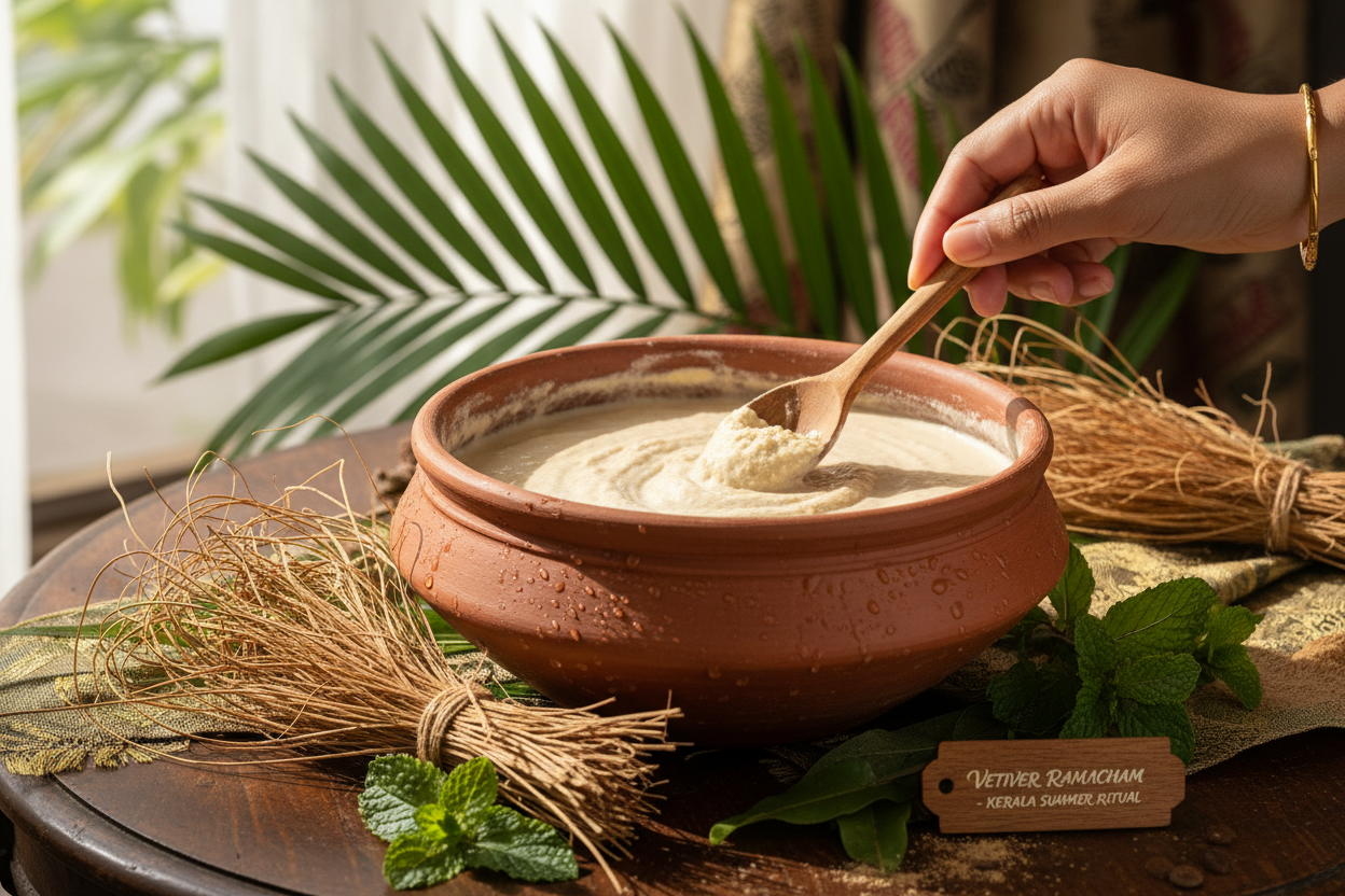 Vetiver Ramacham Face Pack Kerala